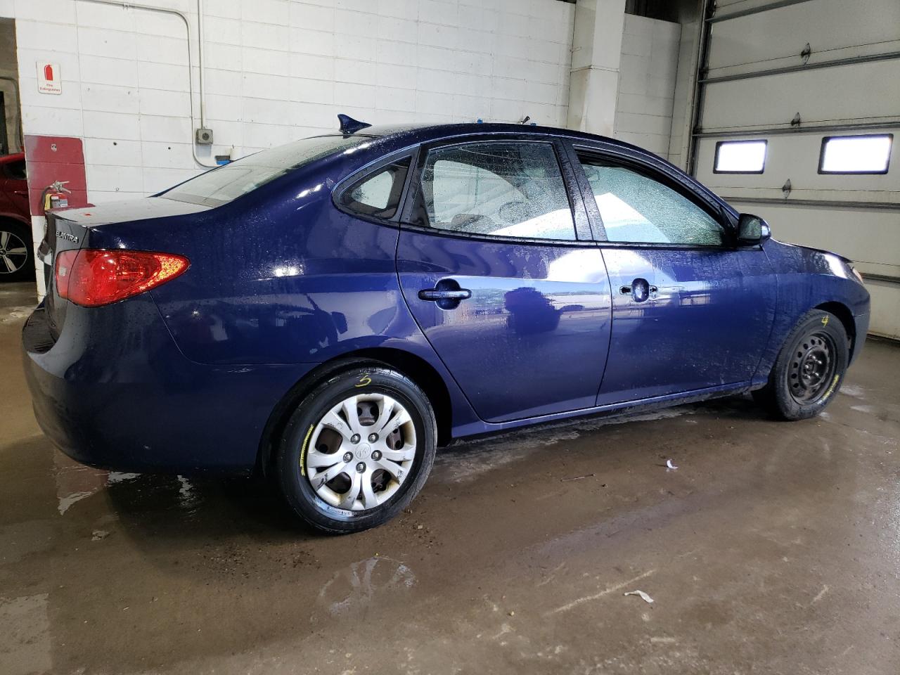 KMHDU4AD4AU099667 2010 Hyundai Elantra Blue