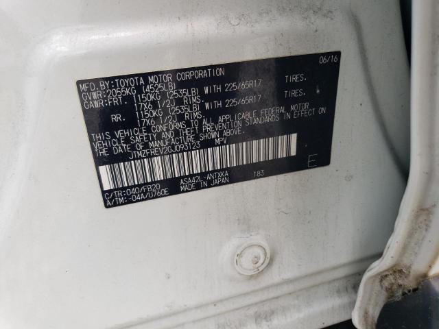 2016 TOYOTA RAV4 LE - JTMZFREV2GJ093123