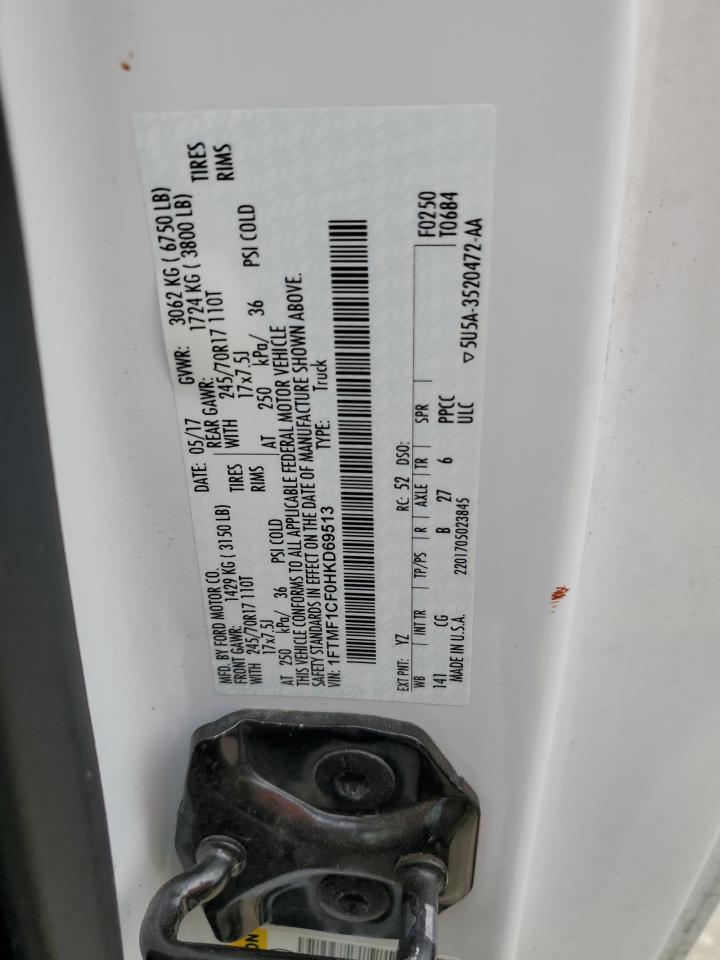 1FTMF1CF0HKD69513 2017 Ford F150