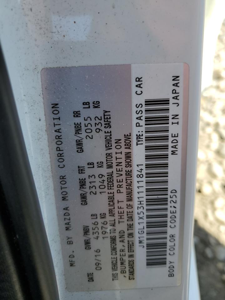 JM1GL1X53H1111841 2017 Mazda 6 Grand Touring