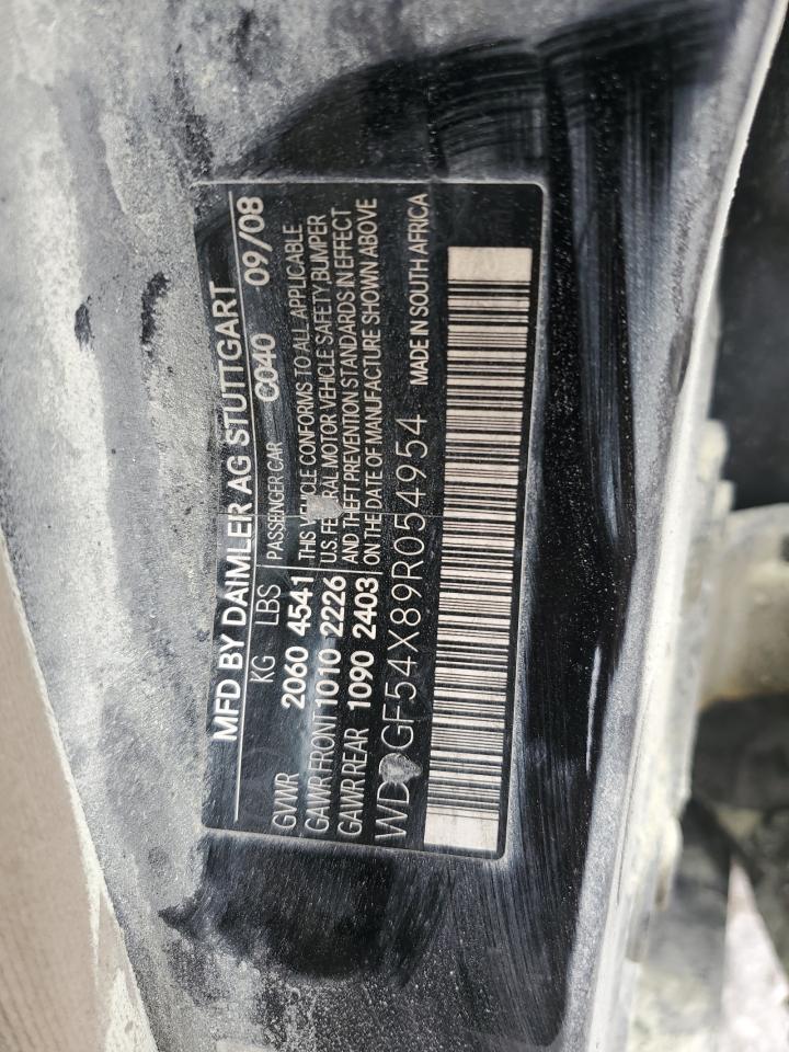 WDDGF54X89R054954 2009 Mercedes-Benz C 300