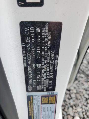 2020 Kia Forte Fe VIN: 3KPF24AD7LE198651 Lot: 54594994