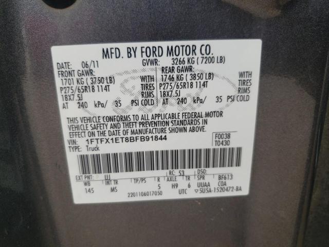 2011 Ford F150 Super Cab VIN: 1FTFX1ET8BFB91844 Lot: 56514724