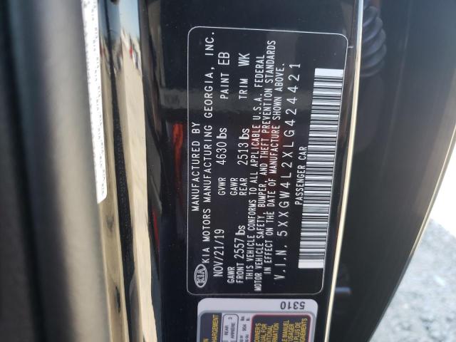 2020 Kia Optima Sx VIN: 5XXGW4L2XLG424421 Lot: 55405634