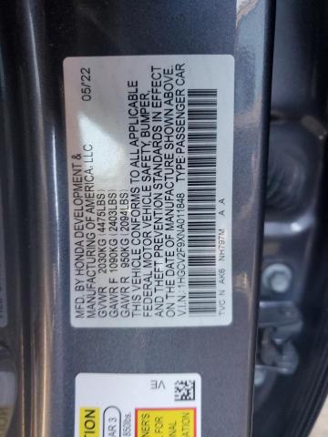 1HGCV2F9XNA011848 Honda Accord TOU 12