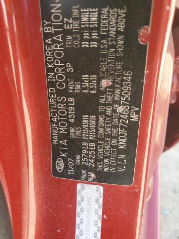 2008 Kia Sportage Lx VIN: KNDJF724687509346 Lot: 54055294