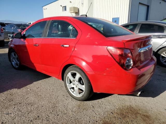 CHEVROLET SONIC LTZ 2015 red sedan 4d gas 1G1JE5SB8F4189119 photo #3