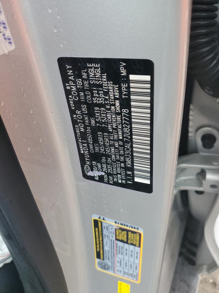 KM8J3CAL7JU827778 2018 Hyundai Tucson Sport