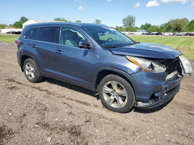 2015 Toyota Highlander Limited VIN: 5TDDKRFH3FS075276 Lot: 54740484