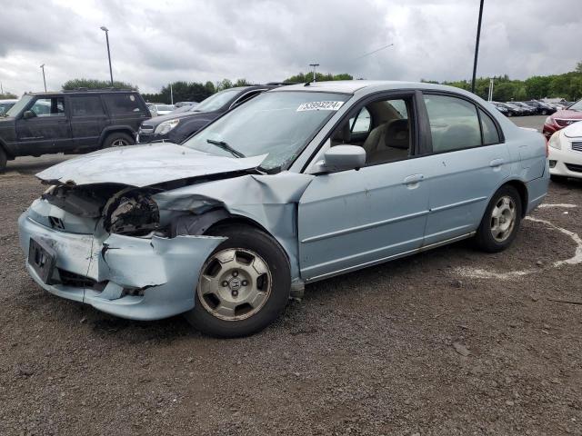 2003 Honda Civic Hybrid VIN: JHMES96633S014028 Lot: 53993224