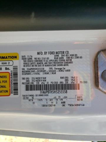 2017 Ford Mustang VIN: 1FA6P8TH5H5255558 Lot: 54509244