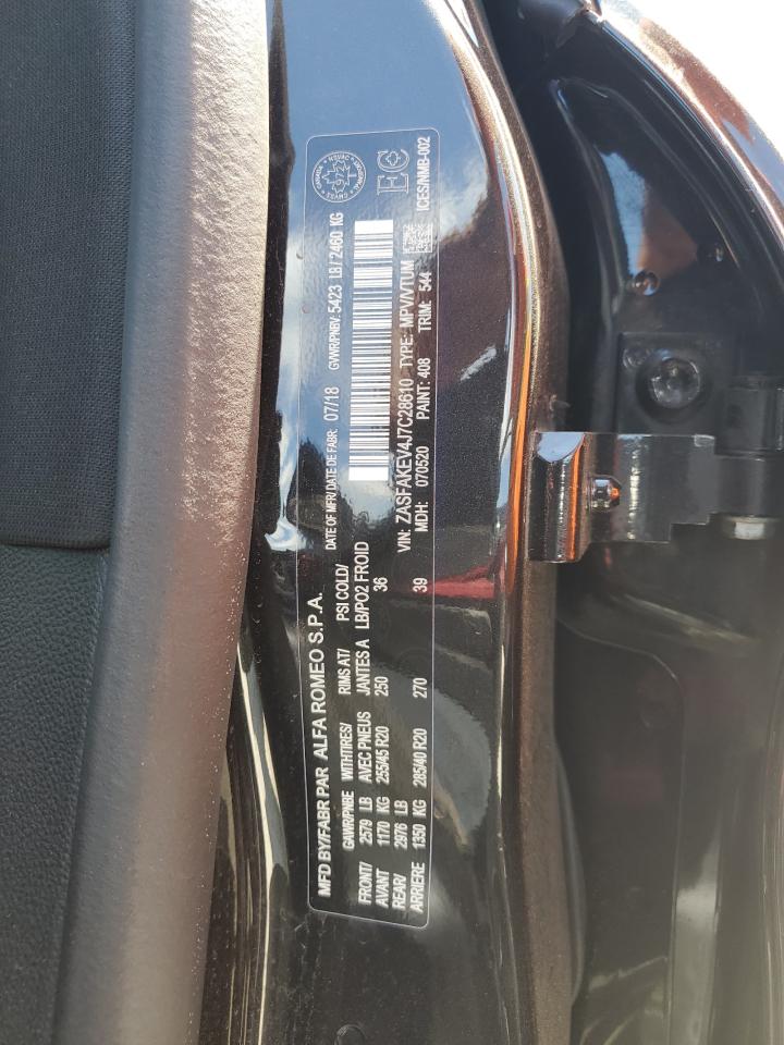 ZASFAKEV4J7C28610 2018 Alfa Romeo Stelvio Quadrifoglio