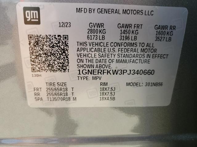 1GNERFKW3PJ340660 Chevrolet Traverse L 13