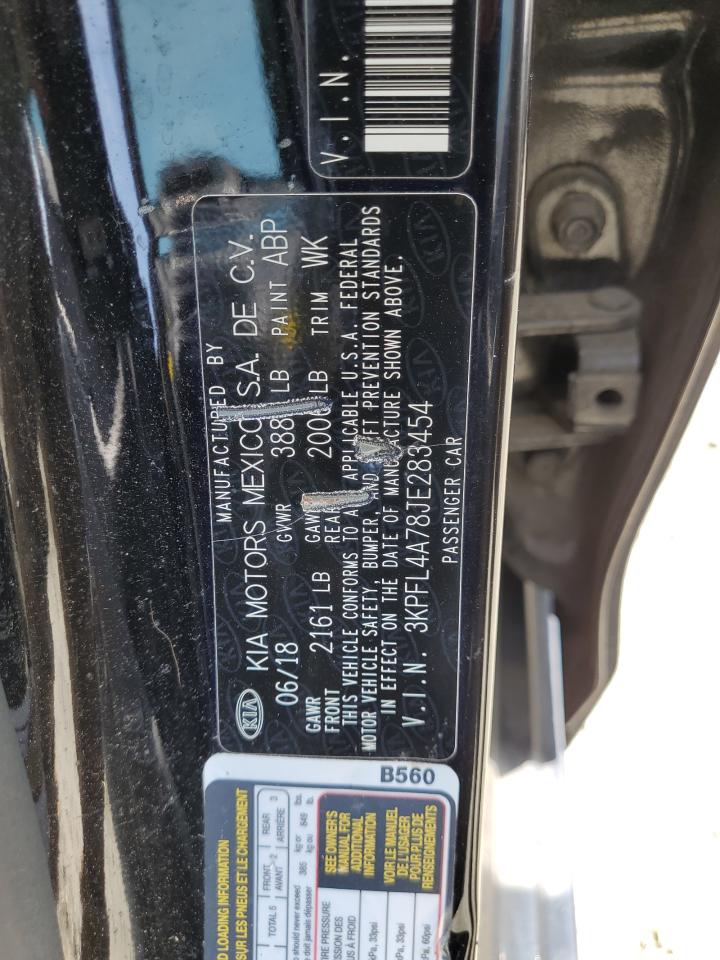 3KPFL4A78JE283454 2018 Kia Forte Lx