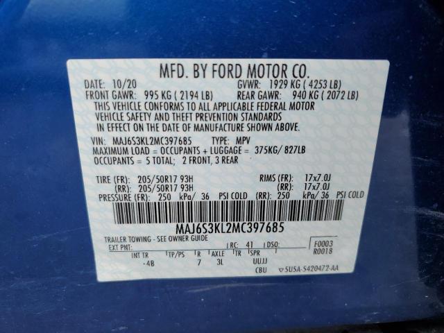 MAJ6S3KL2MC397685 Ford Ecosport T 13