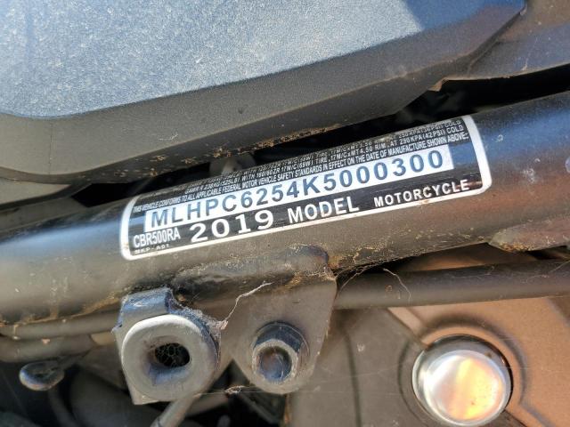 2019 HONDA CBR500 RA MLHPC6254K5000300