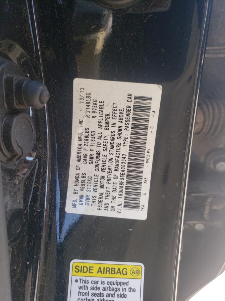 19UUA8F56EA003343 2014 Acura Tl Tech