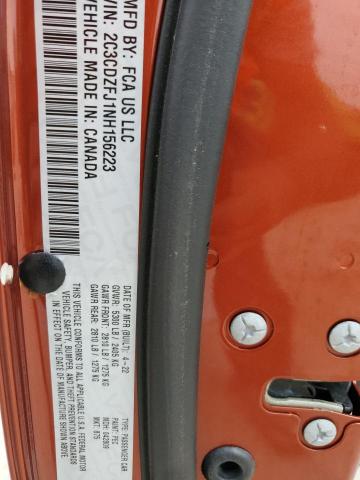 2022 Dodge Challenger R/T Scat Pack VIN: 2C3CDZFJ1NH156223 Lot: 55027214