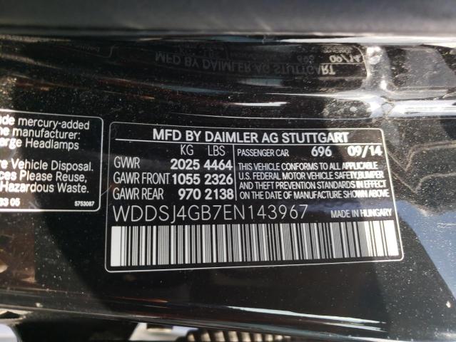 VIN WDDSJ4GB7EN143967 2014 Mercedes-Benz CLA-Class,... no.12