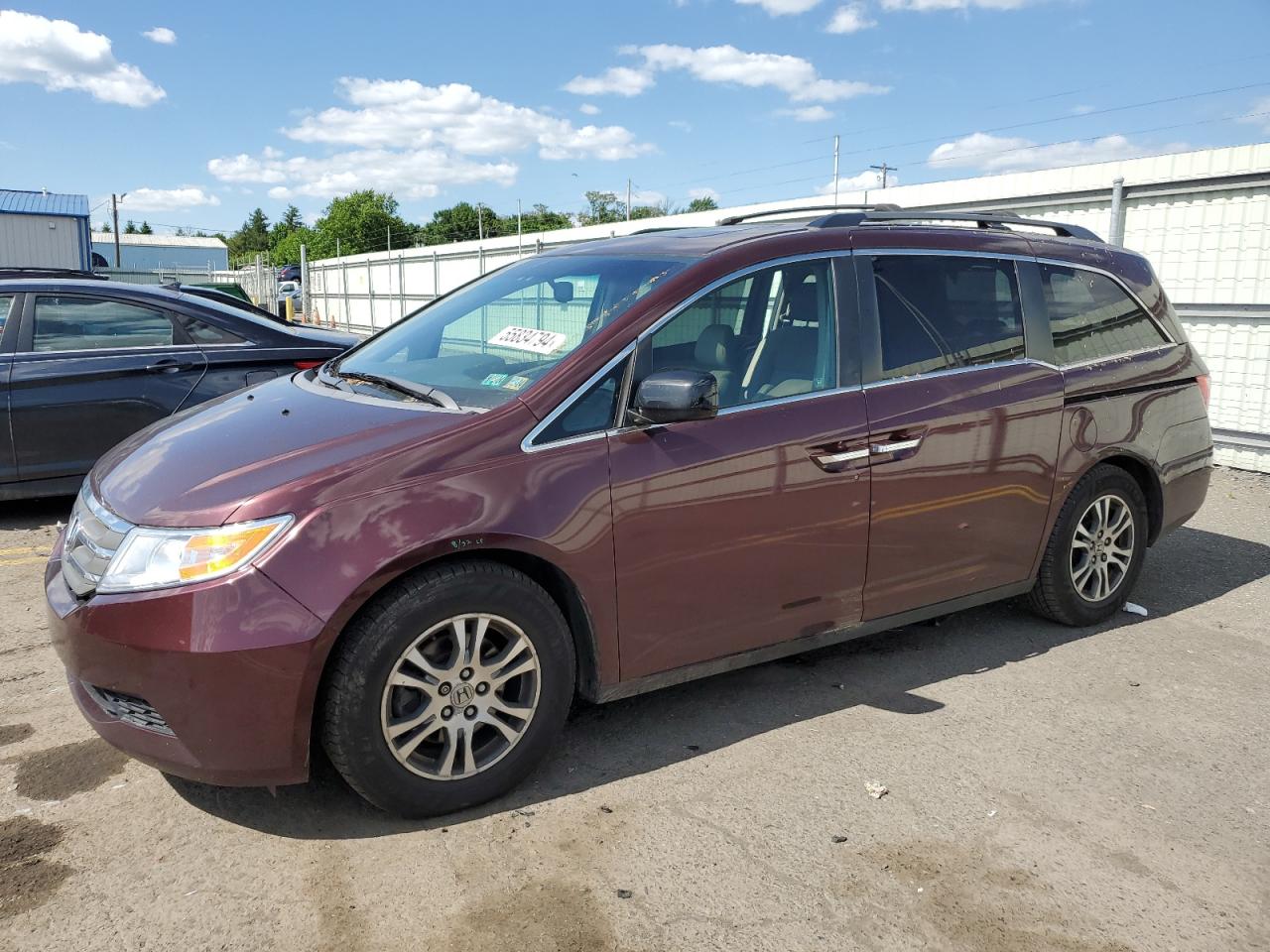 5FNRL5H6XCB138770 2012 Honda Odyssey Exl