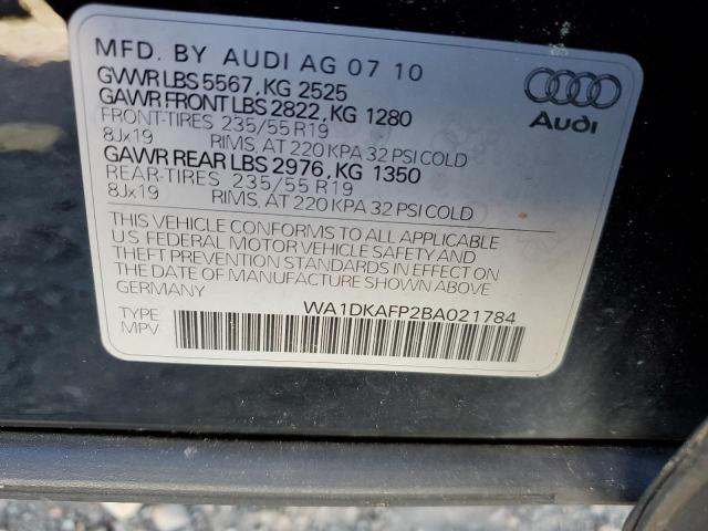 2011 Audi Q5 Premium Plus VIN: WA1DKAFP2BA021784 Lot: 56971274