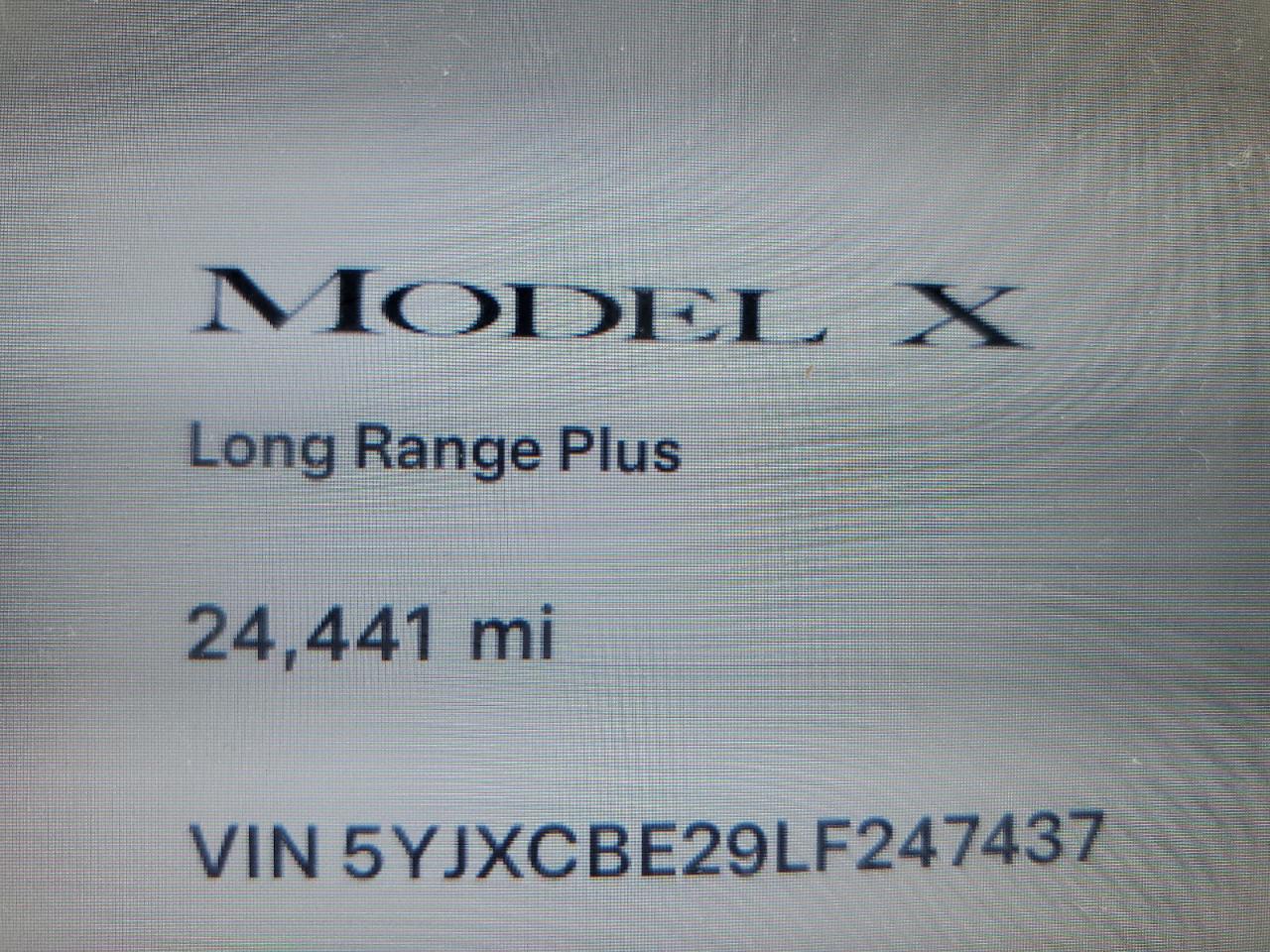 5YJXCBE29LF247437 2020 Tesla Model X