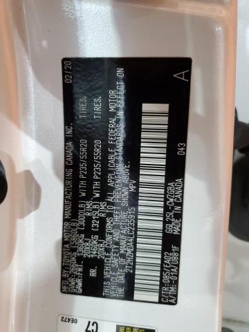 2020 Lexus Rx 350 VIN: 2T2HZMDA4LC235915 Lot: 55827544