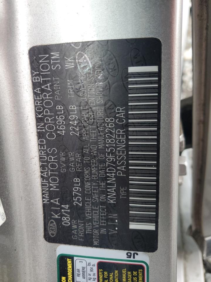 KNALN4D79F5182268 2015 Kia Cadenza Premium