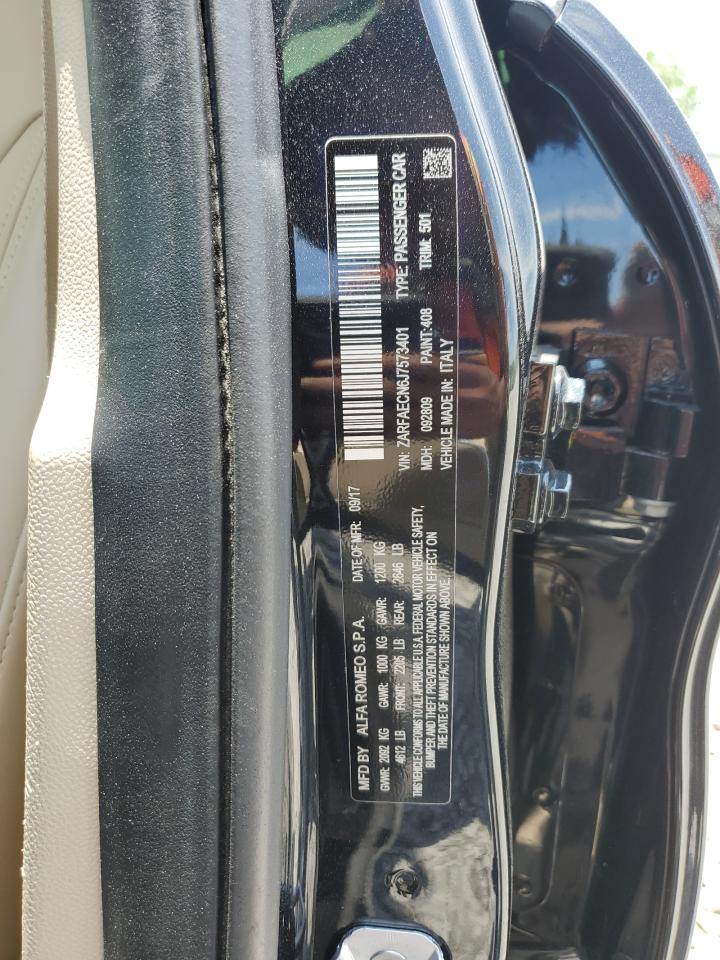 ZARFAECN6J7573401 2018 Alfa Romeo Giulia Ti