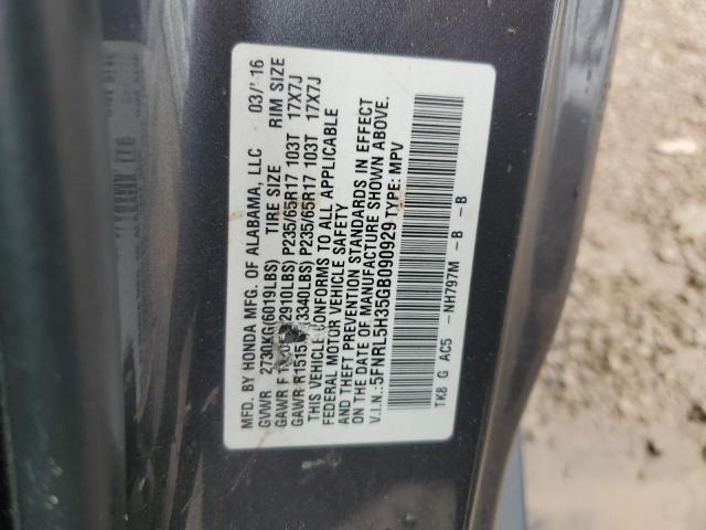 2016 Honda Odyssey Se VIN: 5FNRL5H35GB090929 Lot: 54628914