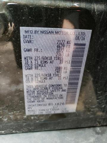 2016 Nissan Rogue S VIN: 5N1AT2MV1GC893426 Lot: 52935484