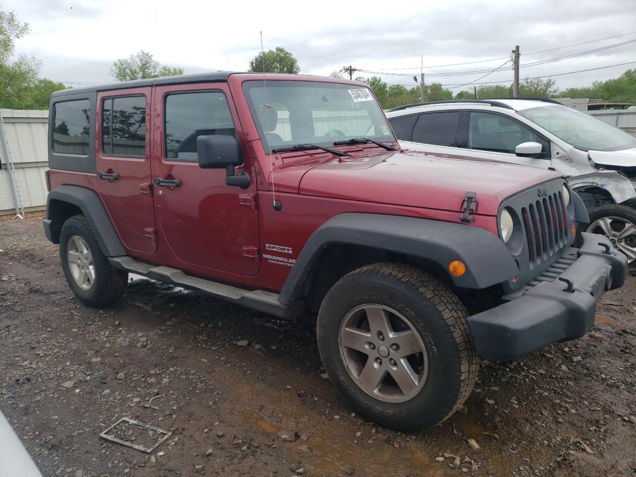 2013 Jeep Wrangler Unlimited Sport vin: 1C4BJWDG1DL542034