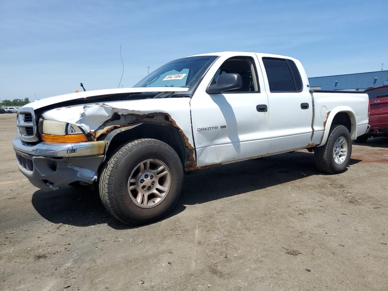 1B7GG2AN81S206365 2001 Dodge Dakota Quad