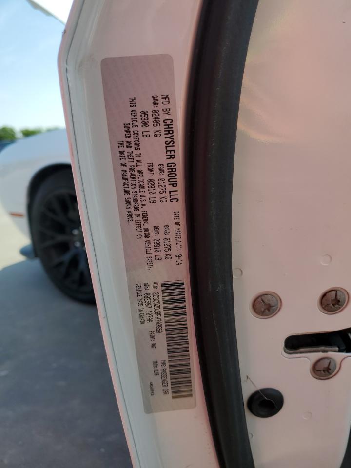 2C3CDZDJ8FH703850 2015 Dodge Challenger Srt 392