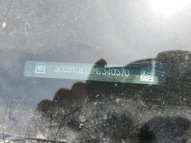 2021 Chevrolet Silverado K1500 Lt VIN: 3GCUYDED1MG340370 Lot: 54789244