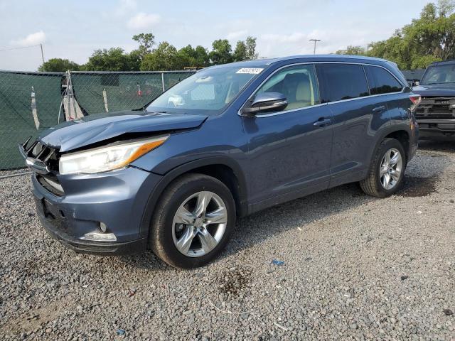 2015 Toyota Highlander Limited VIN: 5TDYKRFH8FS101291 Lot: 54632924