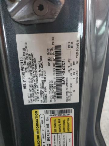 2015 Ford Mustang VIN: 1FA6P8TH0F5362241 Lot: 54788214