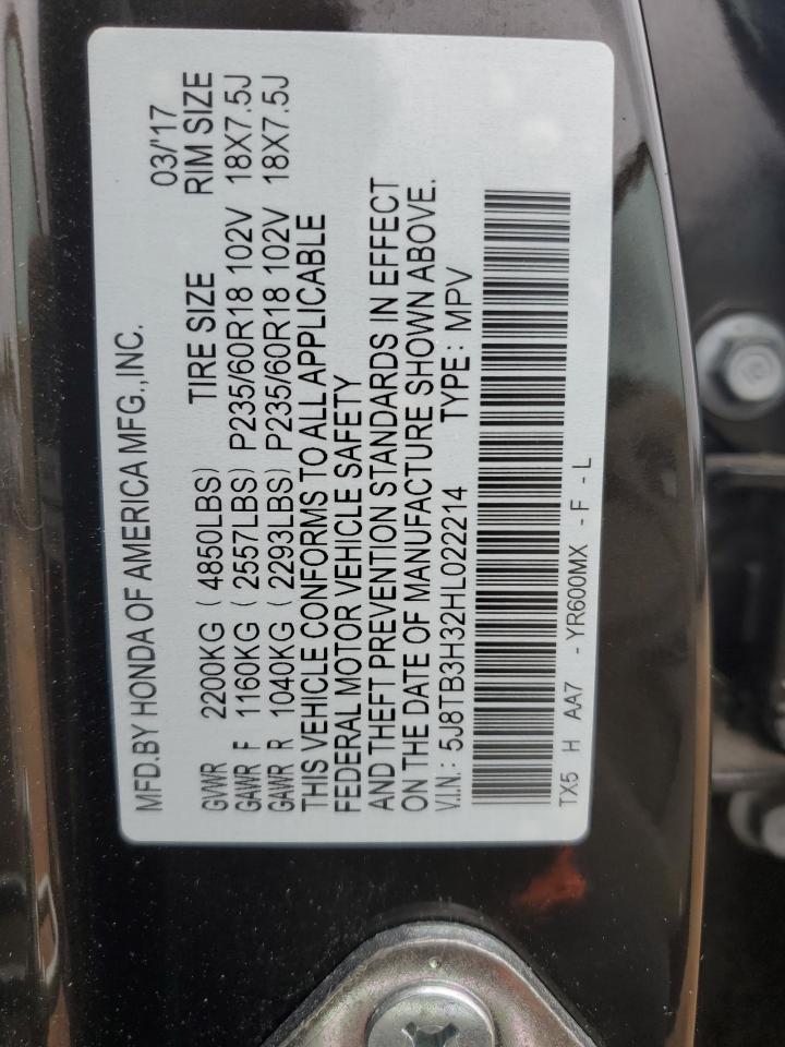 5J8TB3H32HL022214 2017 Acura Rdx