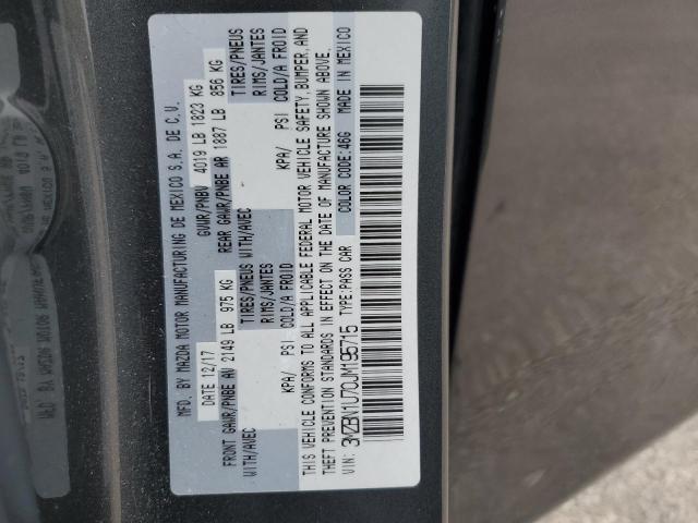 2018 Mazda 3 Sport VIN: 3MZBN1U70JM195715 Lot: 55152644