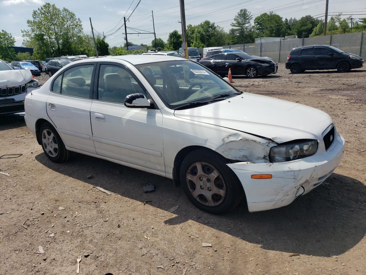 KMHDN45D51U071447 2001 Hyundai Elantra Gls