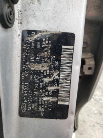 2013 Hyundai Accent Gls VIN: KMHCT5AE6DU091779 Lot: 54963054