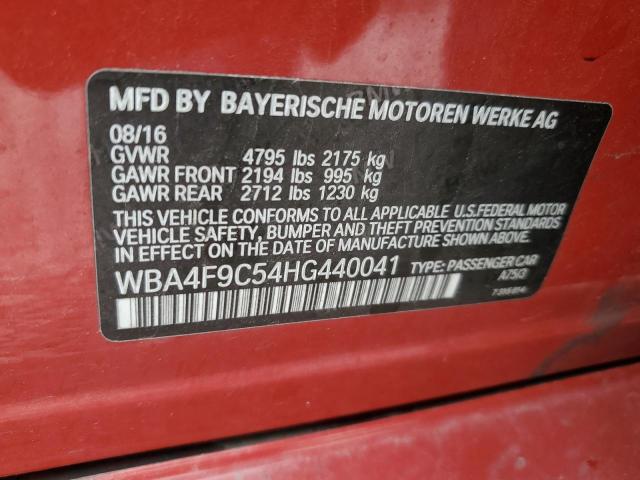 VIN WBA4F9C54HG440041 2017 BMW 4 Series, 430XI Gran... no.12