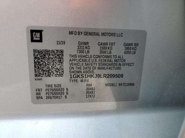 2020 GMC Yukon Xl Denali VIN: 1GKS1HKJ9LR209509 Lot: 56433584