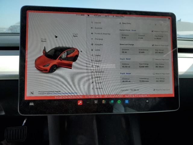 2021 TESLA MODEL 3 - 5YJ3E1EB4MF937486