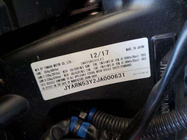 2018 YAMAHA MT09 C JYARN53Y2JA000631