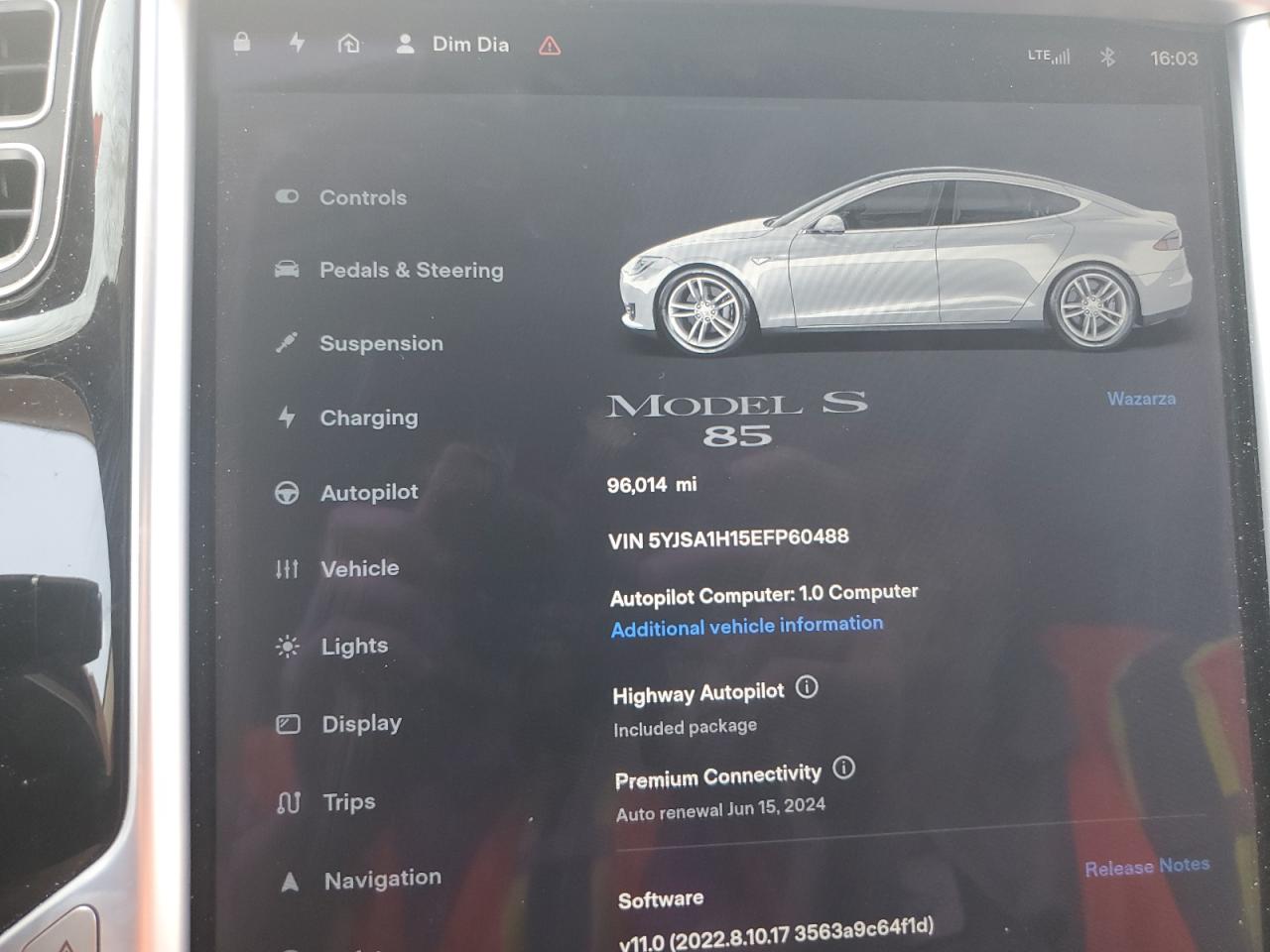 5YJSA1H15EFP60488 2014 Tesla Model S