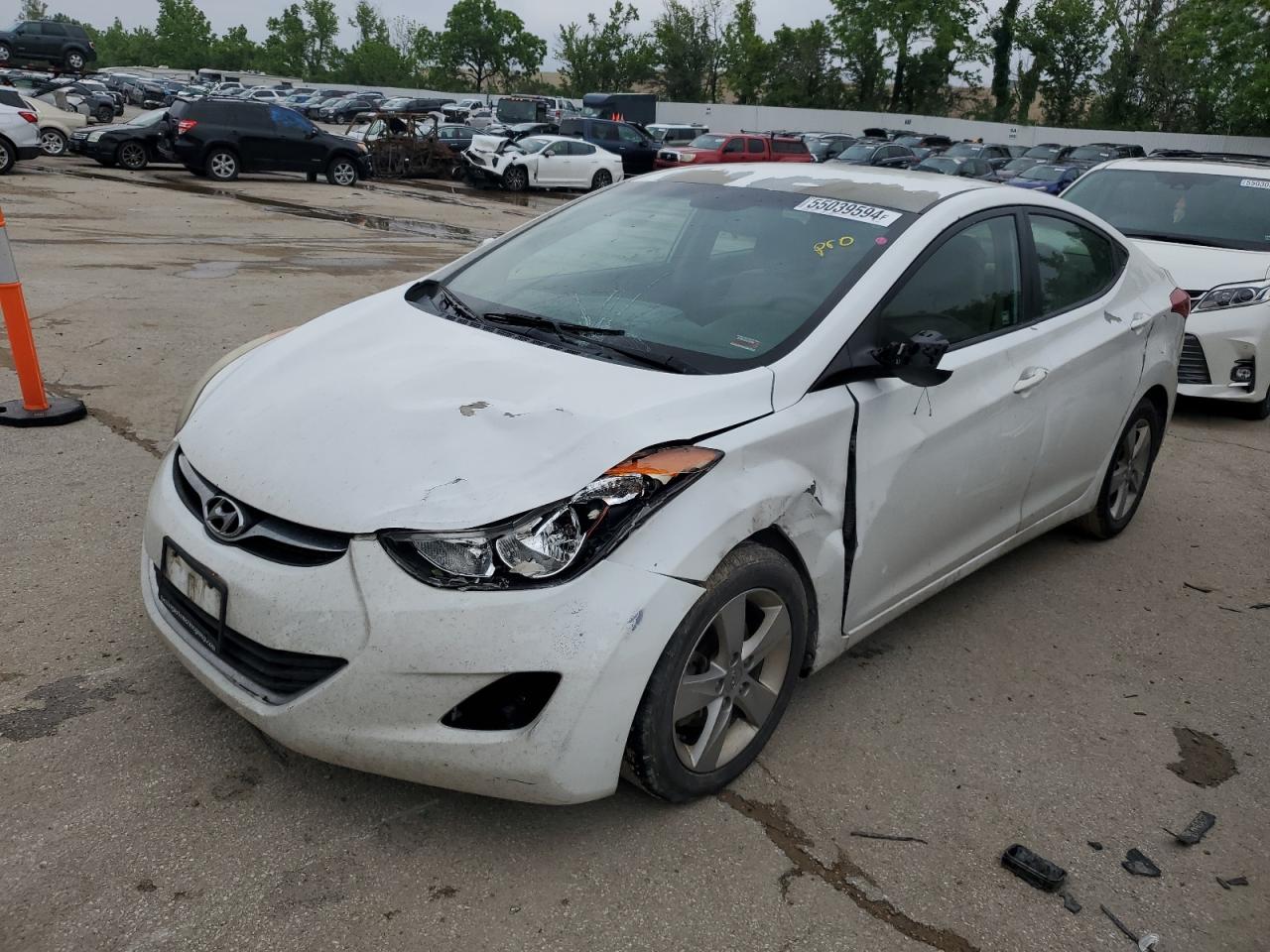 2013 Hyundai Elantra Gls vin: 5NPDH4AE6DH363147