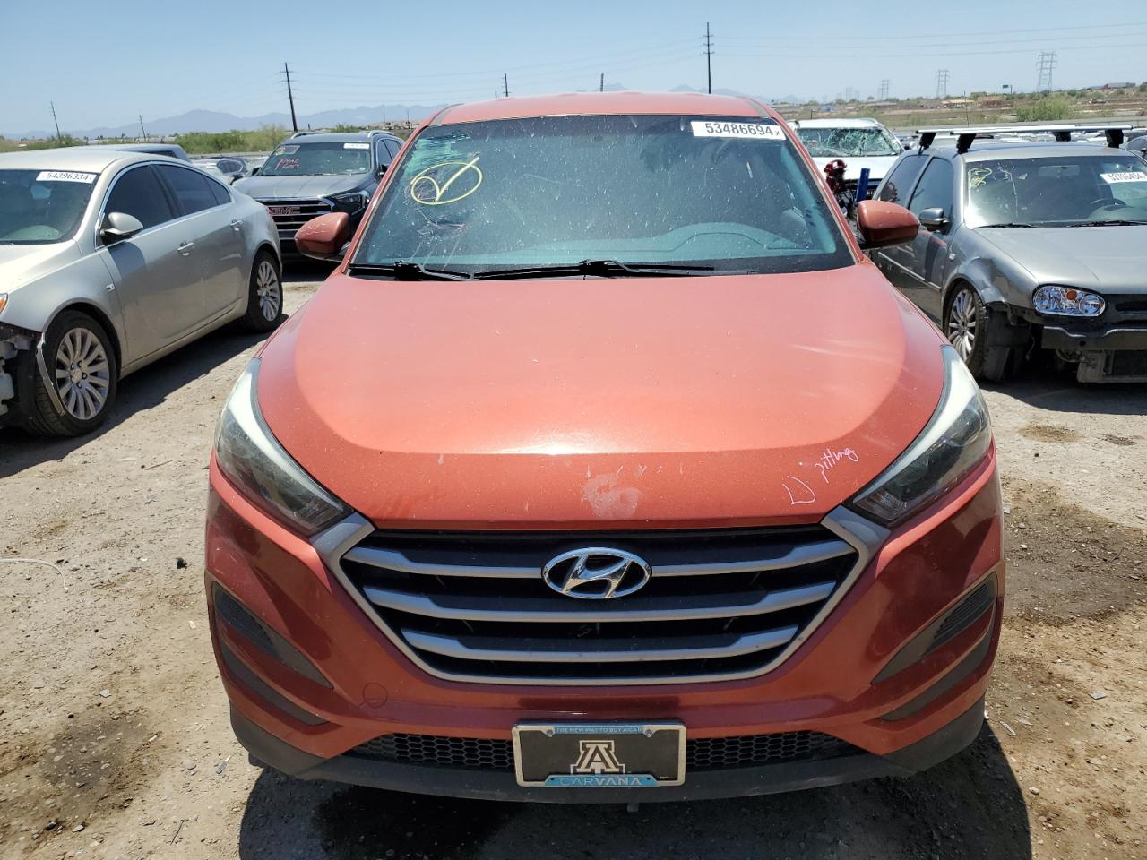 2017 Hyundai Tucson Se vin: KM8J23A48HU341521