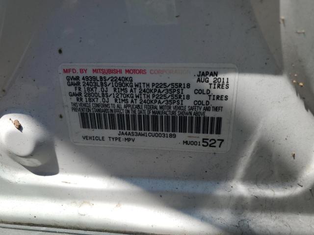 2012 Mitsubishi Outlander Se VIN: JA4AS3AW1CU003189 Lot: 54956784