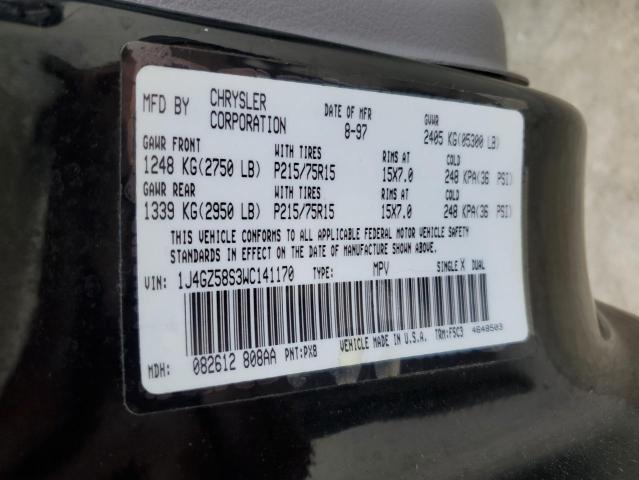 1998 Jeep Grand Cherokee Laredo VIN: 1J4GZ58S3WC141170 Lot: 54902564